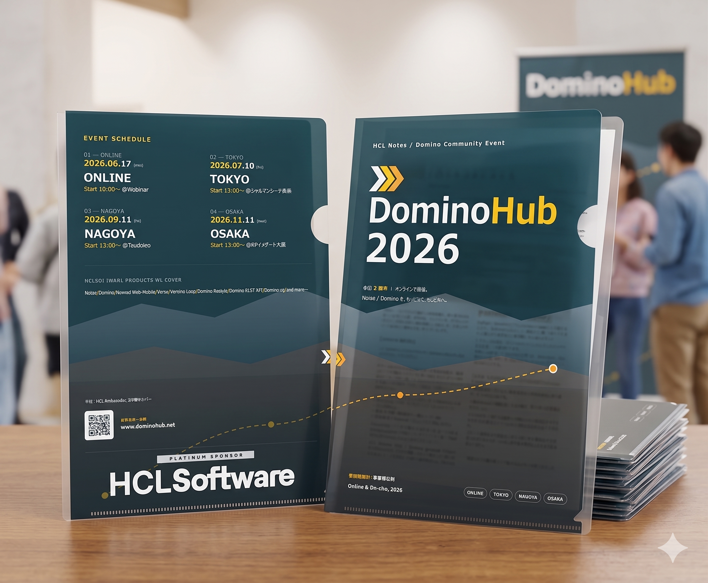 DominoHub 2026 オリジナルクリアファイル